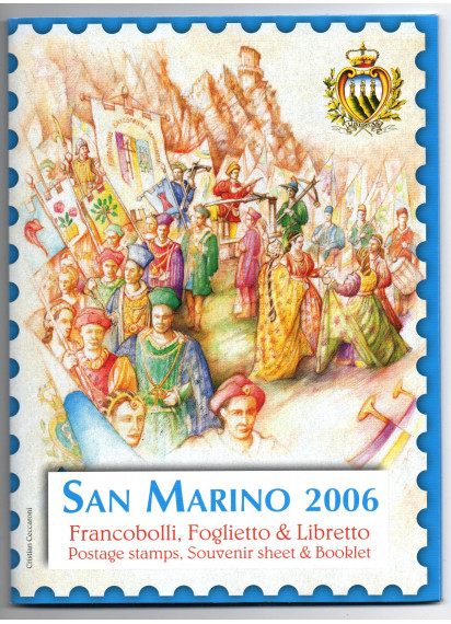2006 - Libro Ufficiale San Marino Francobolli e Interi Postali
